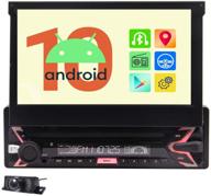 enhance your car's infotainment with eincar android 10.0 car stereo: 7-inch touchscreen, bluetooth, gps navigation, wifi mirror link, and more! logo