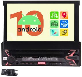 img 4 attached to Enhance your Car's Infotainment with EinCar Android 10.0 Car Stereo: 7-inch Touchscreen, Bluetooth, GPS Navigation, WiFi Mirror Link, and more!