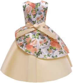 img 3 attached to 👗 Sleeveless Printed Sundress for Toddler Girls - Perfect for Special Occasions