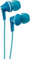 turquoise panasonic rp-hje125-z wired earphones logo