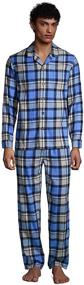 img 1 attached to Lands End Classic Flannel Radiant Men's Clothing and Sleep & Lounge: Exceptional Comfort and Style for Men