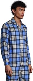 img 2 attached to Lands End Classic Flannel Radiant Men's Clothing and Sleep & Lounge: Exceptional Comfort and Style for Men