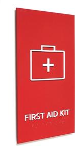 img 4 attached to 🆘 Kubik Letters First Aid Kit Sign: Ensuring Easy Spotting and Quick Access to Emergency Medical Supplies