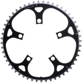 img 1 attached to 🖤 Black/Silver Origin8 Alloy Ramped Chainrings