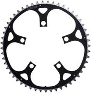 🖤 black/silver origin8 alloy ramped chainrings logo