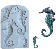 seahorse shape fondant cake mold: ideal tool for baking, candy making, and cake decorating logo