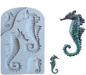 img 2 attached to Seahorse Shape Fondant Cake Mold: Ideal Tool for Baking, Candy Making, and Cake Decorating