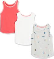 🌸 bright blossom girls' clothing: 3 pack set - amazon essentials logo