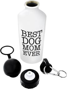 img 4 attached to 🐶 ThisWear Dog Mom Aluminum Water Bottle with Cap & Sport Top - The Perfect Gift for Dog Lovers!