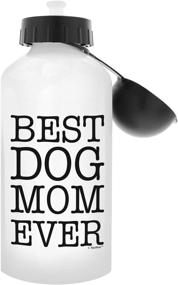 img 2 attached to 🐶 ThisWear Dog Mom Aluminum Water Bottle with Cap & Sport Top - The Perfect Gift for Dog Lovers!