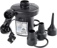 🔌 lotfancy electric air pump: powerful 110-120v ac inflator for inflatables - couch, pool floats, and more! etl approved + 3 nozzles logo