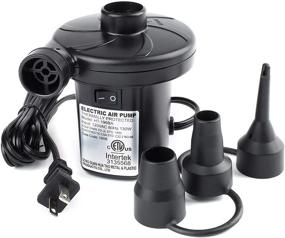 img 4 attached to 🔌 LotFancy Electric Air Pump: Powerful 110-120V AC Inflator for Inflatables - Couch, Pool Floats, and More! ETL Approved + 3 Nozzles