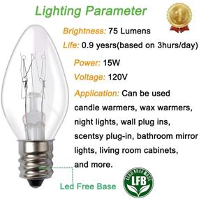 img 1 attached to 💡 Poweka 15WE12 Light Bulbs Scentsy: Illuminate and Scent Your Space with Efficiency