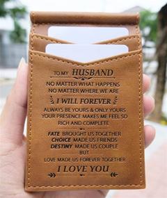 img 3 attached to 💑 Valentine Memory Holder Wallet for Husbands