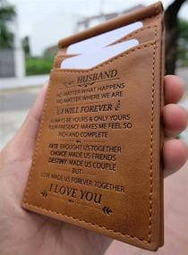 img 2 attached to 💑 Valentine Memory Holder Wallet for Husbands