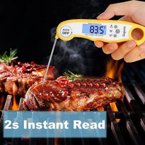 img 3 attached to 🌡️ Zupora Digital Food Meat Thermometer: Dual Probe, Instant Read Waterproof Thermometer with Alarm Function - Perfect for Kitchen, Grilling, BBQ, Deep Fry, Cooking, Oven, and Baking