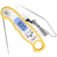 🌡️ zupora digital food meat thermometer: dual probe, instant read waterproof thermometer with alarm function - perfect for kitchen, grilling, bbq, deep fry, cooking, oven, and baking logo