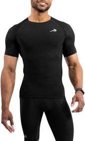 img 4 attached to CompressionZ Short Sleeve Compression Shirt Sports & Fitness for Cycling