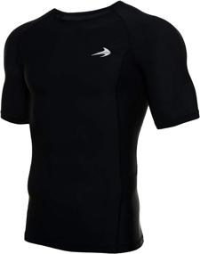 img 3 attached to CompressionZ Short Sleeve Compression Shirt Sports & Fitness for Cycling