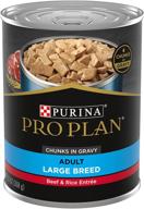 🐶 purina pro plan large breed beef & rice dry/wet dog food: optimal nutrition for your dog (packaging may vary) logo