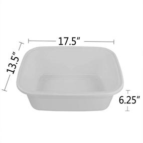 img 3 attached to EudokkyNA 3 Pack Quart Basin Large