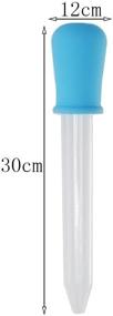 img 3 attached to 💧 6-Pack Silicone Liquid Droppers - 5ml Clear Eye Dropper Pipettes with Bulb Tip for Kids Candy Molds - By Pengxiaomei