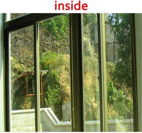 img 2 attached to 🪞 HOHOFILM 17.7"x78.7" One Way Mirror Window Films: Enhance Daytime Privacy, Reflective Tint for Sun Blocking, Heat Control & Anti-UV – Perfect for Homes & Buildings (Gold Silver)