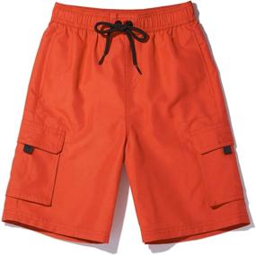 img 1 attached to 🩲 TSLA Swimtrunks Shorts: A Perfect Blend of Style and Comfort for Boys!