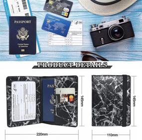 img 2 attached to Passport Osseph Vaccination Protector Waterproof Travel Accessories in Passport Wallets