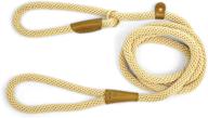 🐾 high-quality martha stewart braided rope & leather slip lead for dogs: a reliable, stylish tool for every dog owner логотип