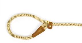 img 1 attached to 🐾 High-Quality MARTHA STEWART Braided Rope & Leather Slip Lead for Dogs: A Reliable, Stylish Tool for Every Dog Owner