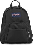 🎒 jansport black half pint backpack: ultimate casual daypack for unmatched style and functionality logo