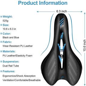 img 3 attached to 🚵 OKBONN Mountain Bike Seat: Waterproof Replacement Bicycle Seats for Enhanced Comfort on MTB, Road, and Fitness Bikes