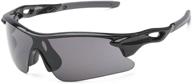 🕶️ durable tr90 frame sports wrap sunglasses for cycling, skiing, and golf - unbreakable! логотип