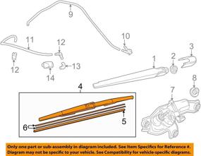 img 3 attached to Mazda KD47 67 330 Windshield Wiper Blade