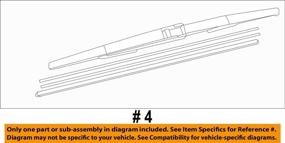 img 2 attached to Mazda KD47 67 330 Стеклоочиститель лобового стекла