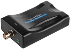 img 1 attached to Преобразователь видеосигнала BNC в HDMI 1080P/720P с аудио для камеры/DVR/CCTV/AC1420 - Совместим с HDCP HDMI1.3 - Решение для мониторинга видеонаблюдения