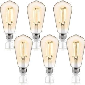 img 4 attached to 💡 Dazzling Illumination: Dimmable Watt Edison Light Bulbs for Exceptional Ambiance