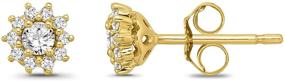 img 3 attached to Yellow Prong Diamond Earrings Women