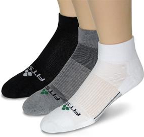 img 1 attached to 🧦 Ultimate Comfort: Fitsok CF2 Cushion Quarter Cut Sock - Your Feet's Perfect Companion!