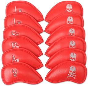 img 4 attached to Premium Waterproof Golf Iron Head Covers - Complete 12 Piece Set for Taylormade, Callaway, Titleist, Ping, Cobra, PXG & More Iron Sets