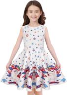 quedoris christmas casual twirly girls' clothing with printed designs logo