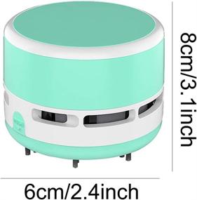 img 2 attached to 🧹 FineInno Mini Crumb Vacuum Cleaner - Portable Desktop Sweeper for Home, Office, Cars - Handheld Cordless Multifunction Cleaning - Pet Hair Removal (Battery Not Included)