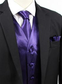 img 2 attached to JAIFEI Satin Men Wedding Vest Men's Accessories