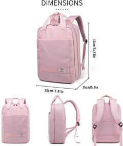 img 2 attached to 🎒 Convenient Travel Backpack with Opening Notebook Handles: A Must-Have for On-the-Go Professionals