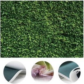 img 1 attached to 🍃 SJOLOON 7X5ft Green Leaves Backdrop | Grass Backdrop for Natural Green Lawn Party Photography | Birthday, Newborn Baby, Lover, Wedding Photo Studio Props - Product #10923