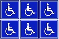 disabled wheelchair compliant handicap stickers scrapbooking & stamping logo