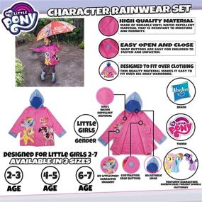 img 2 attached to 🌂 Stay dry in style with the Hasbro Friends Slicker Umbrella Rainwear