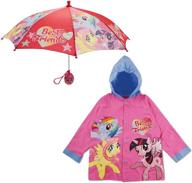 🌂 stay dry in style with the hasbro friends slicker umbrella rainwear logo