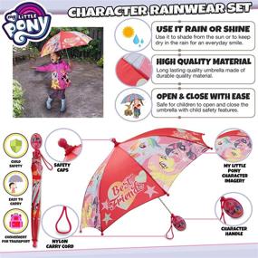 img 1 attached to 🌂 Stay dry in style with the Hasbro Friends Slicker Umbrella Rainwear